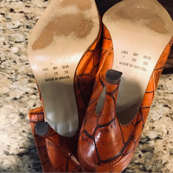 Genuine Leather vintage pointed toe ankle boots - Picture 5 of 5